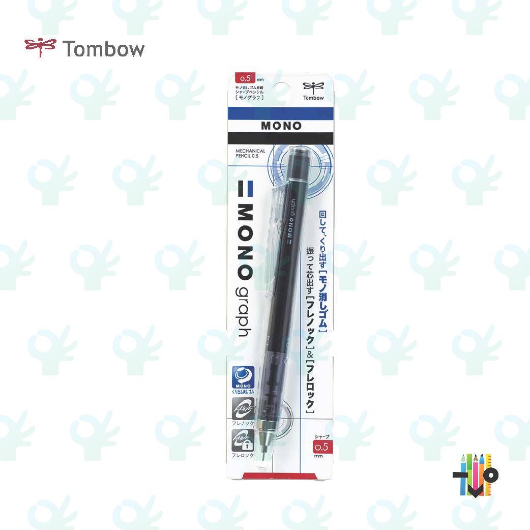 Tombow Monograph Mechanical Pencil 0.5MM (Standard/Black/Red/Blue/Lime/Pink/Silver/Gold/Gunmetal)